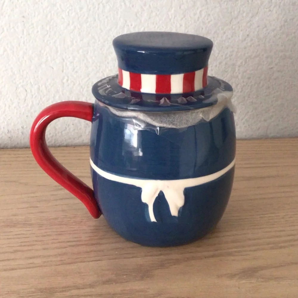 Patriotic Mug With Lid